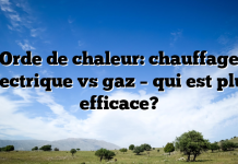 Orde de chaleur: chauffage électrique vs gaz – qui est plus efficace? Orde de chaleur: chauffage électrique vs gaz – qui est plus efficace?