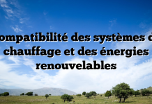 Compatibilité des systèmes de chauffage et des énergies renouvelables Compatibilité des systèmes de chauffage et des énergies renouvelables