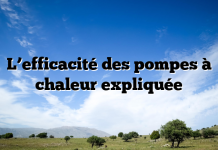 L’efficacité des pompes à chaleur expliquée L’efficacité des pompes à chaleur expliquée